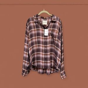 Lucky Brand Multicolor Plaid Shirt